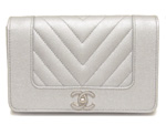 シャネル/シャネルのバッグ、シャネルの財布/シャネル/キャビアスキン マドモアゼル 三つ折り ミディアム財布