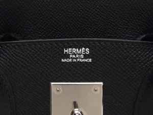 【正規品】HERMES オータクロア28 黒 シルバー金具