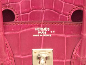 エルメス/エルメスのバッグ、エルメスの財布の専門店/エルメス/バーキン 25 ★クロコダイル