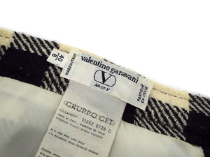 ヴァレンティノ/ヴァレンティノ ガラバーニ/チェック柄 ウールタイトスカート